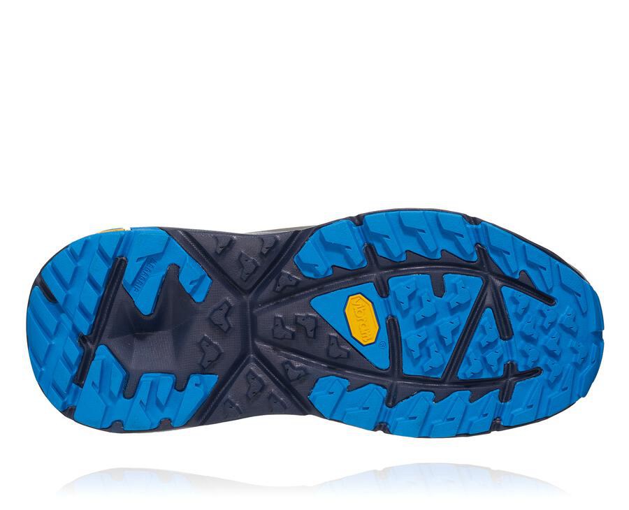 Sapatilhas Hoka One One Masculino Cinzentas/Azuis - Kaha Gore-Tex - 214-AXDSVK